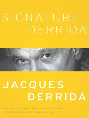 cover image of Signature Derrida